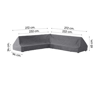 Outdoor Covers 272x272x65 cm loungesethoes platformL-vormige
