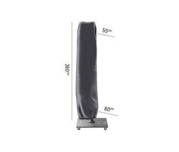 Platinum Aerocover zweefparasolhoes - 260x55/60 cm. - met stok