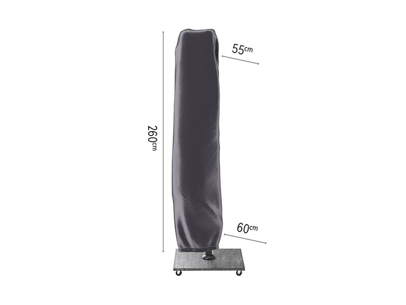 Platinum Aerocover zweefparasolhoes - 260x55/60 cm. - met stok