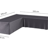 Platinum Aerocover L vormige loungesethoes 370x370x70h cm.