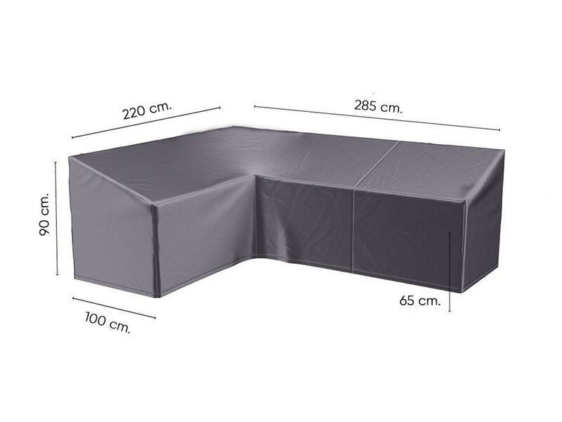 Platinum Aerocover L-vorm loungesethoes 285x220x100xh65/90 cm. - Links
