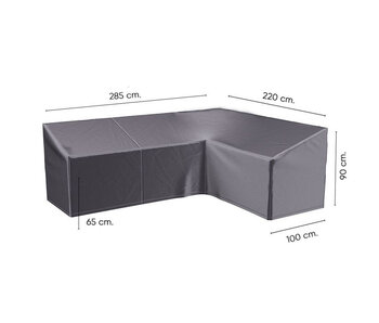 Platinum Aerocover Platinum Aerocover L-vorm loungesethoes 285x220x100xh65/90 cm. - Rechts