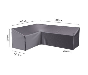 Platinum Aerocover L-vorm loungesethoes 305x255x100xh65/90 cm. - Links