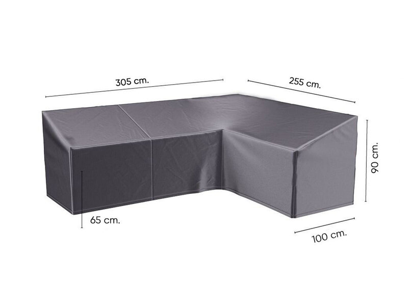 Platinum Aerocover L-vorm loungesethoes 305x255x100xh65/90 cm. - Rechts