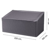 Platinum Aerocover lounge bank hoes 220x100xh65x90 cm.