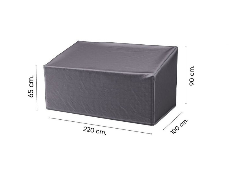 Platinum Aerocover lounge bank hoes 220x100xh65x90 cm.