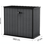 Keter Cortina Bella Opbergkast - 139,5 x 77 cm.