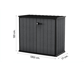 Keter Cortina Bella Opbergkast - 139,5 x 77 cm.