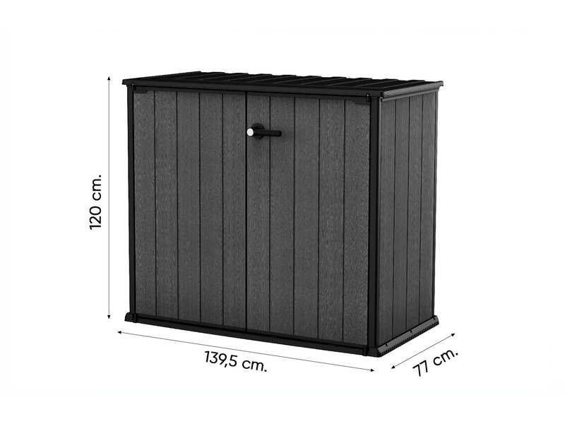 Keter Cortina Bella Opbergkast - 139,5 x 77 cm.