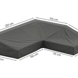 Outdoor Covers L-vormige loungesethoes 251x210x70x95 cm. - Rechts (Savannah)