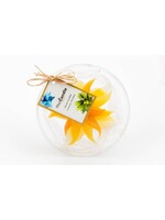 MadCandle Flower candle medium lemon