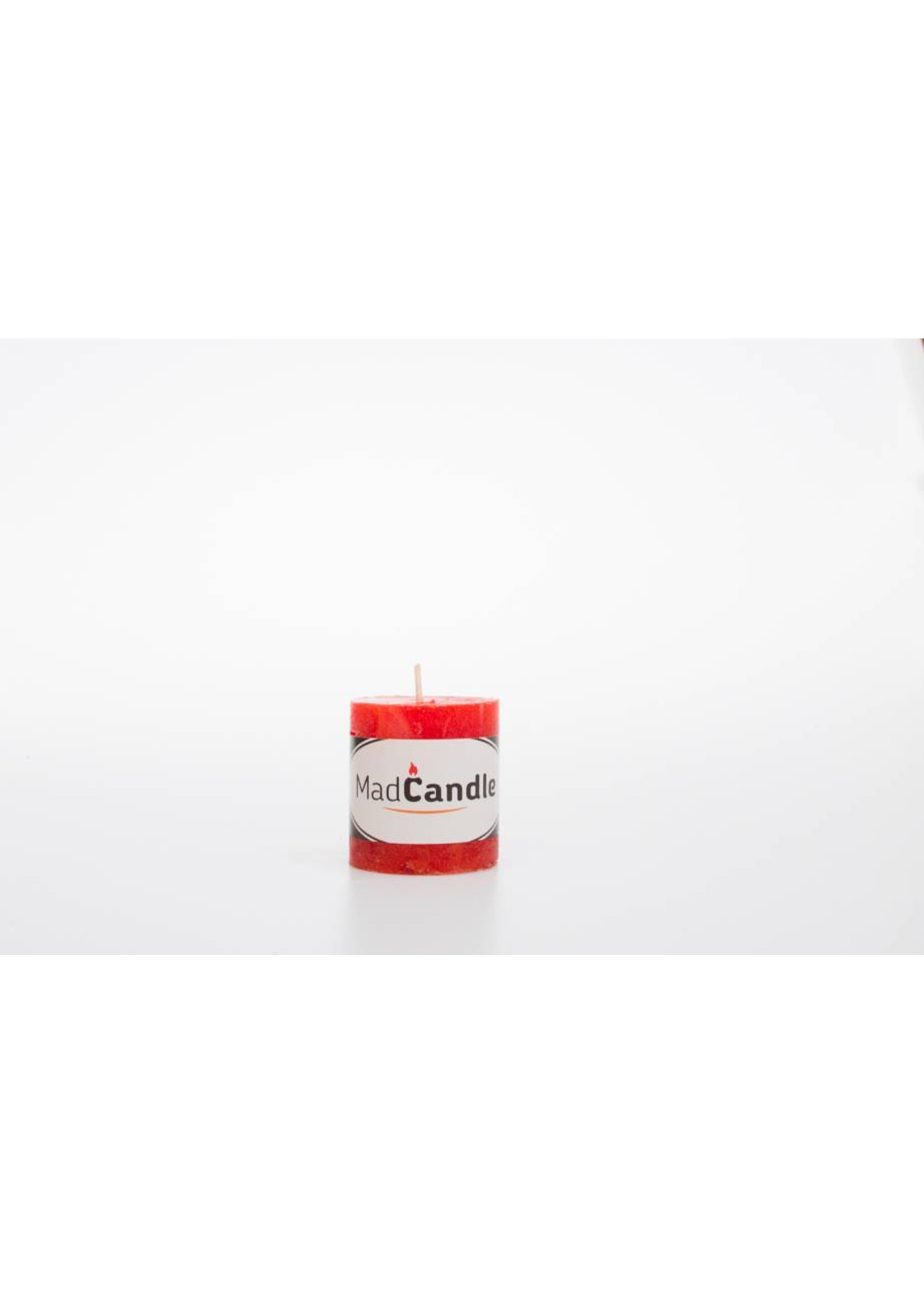 Scented candle cylinder small orange