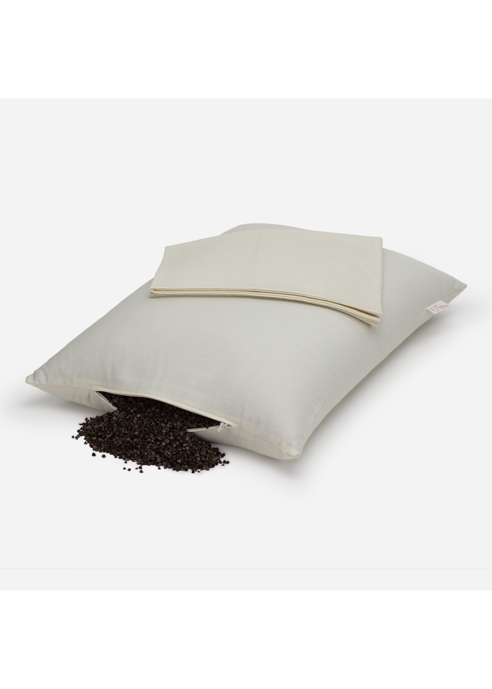 Flora Flora King-size buckwheat pillow + pillowcase