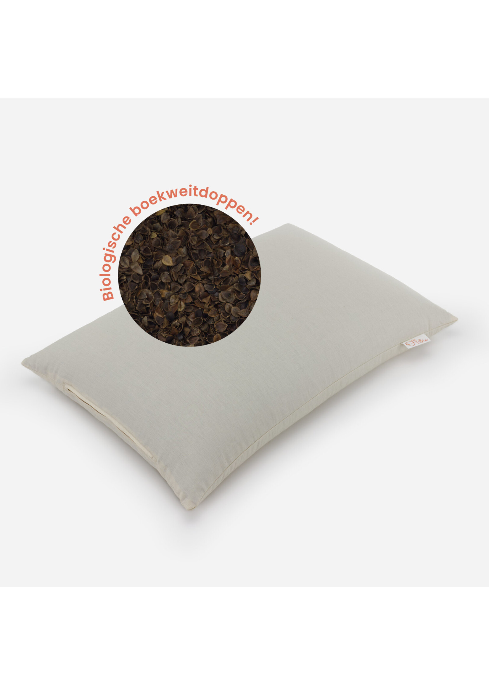 Flora Flora King-size buckwheat pillow + pillowcase