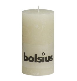 Bolsius kaarsen Stompkaars  rustiek 130/68 ivoor