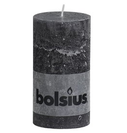 Bolsius kaarsen Bougie bougie rustique 130/68 anthracite