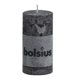 Bolsius kaarsen Pilier bougie rustique 100/50 anthracite