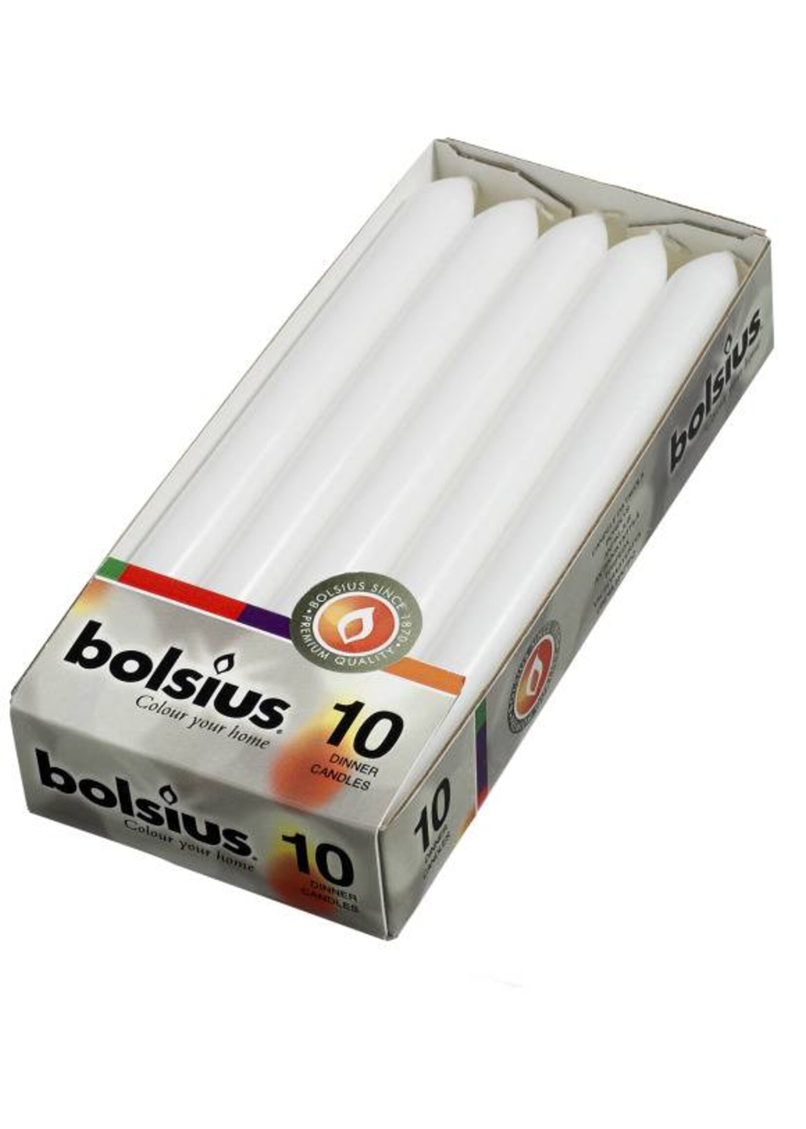 Bolsius kaarsen Dinerkaars 230/20 wit