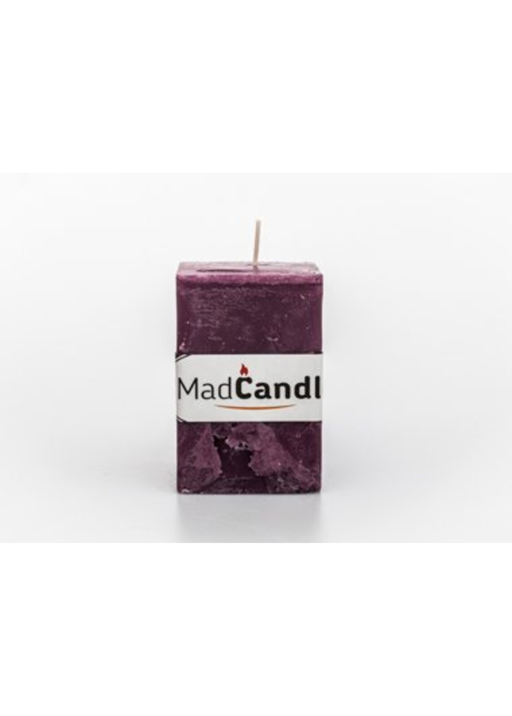 MadCandle Geurkaars kubus medium lavendel