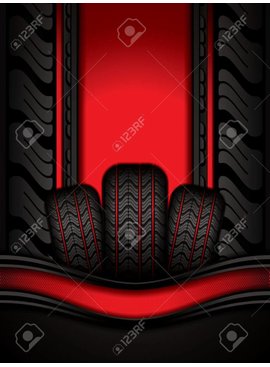 Miller Black Rubber Tires