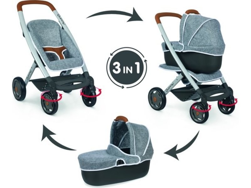 poussette smoby quinny 3 en 1