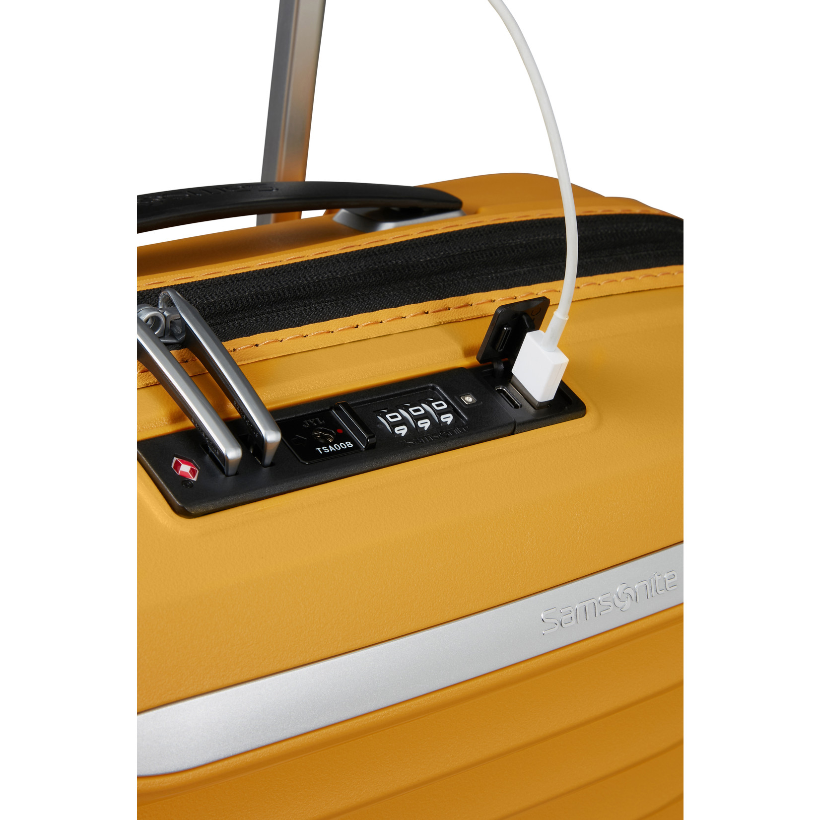 Samsonite Samsonite Upscape Spinner 55 uitbreidbaar Yellow