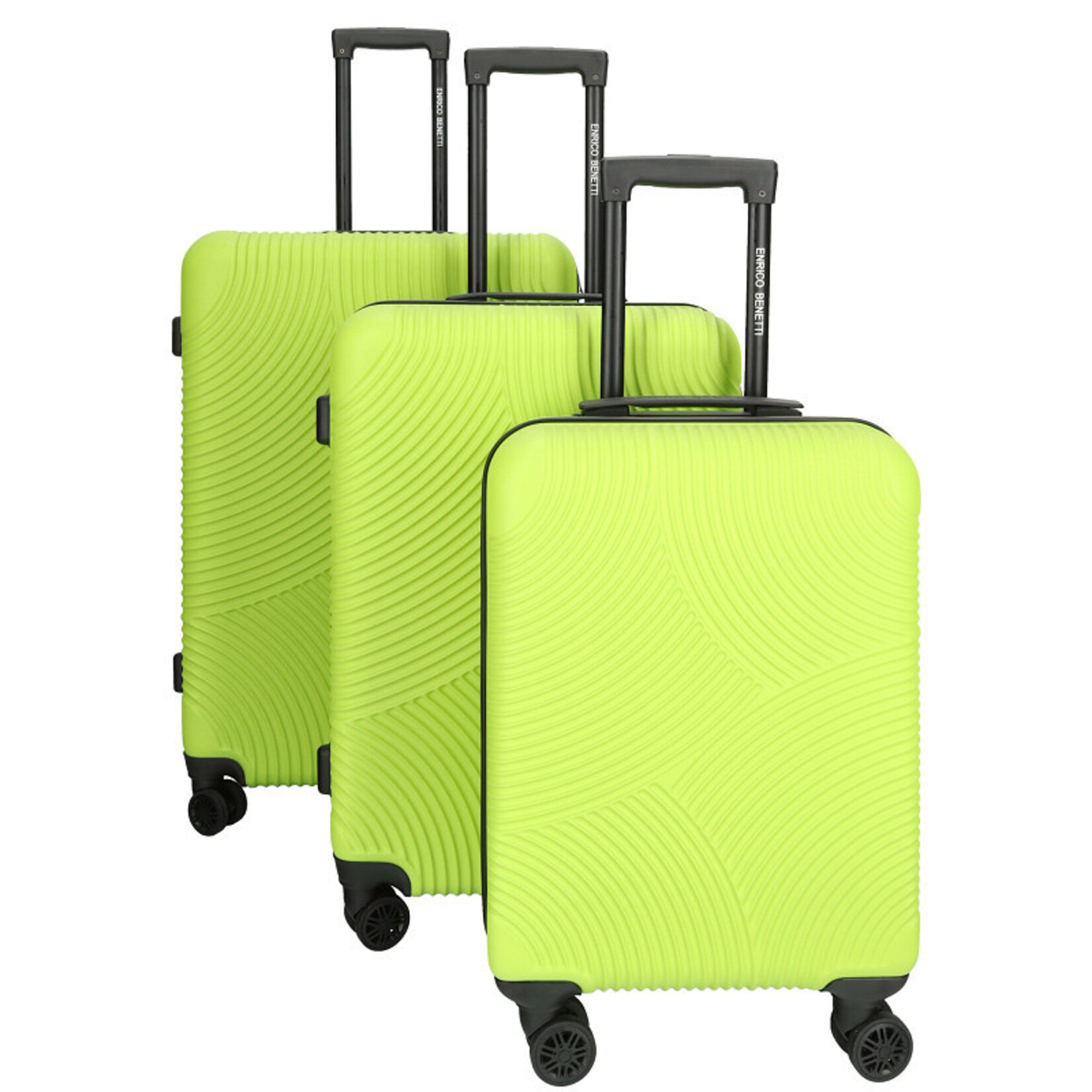 Enrico Benetti Kofferset EB Louisville - Lime