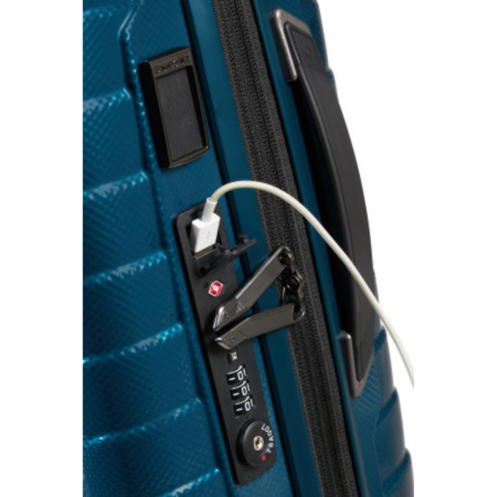 Samsonite Samsonite Proxis Spinner 55/20 uitbreidbaar Petrol Blue