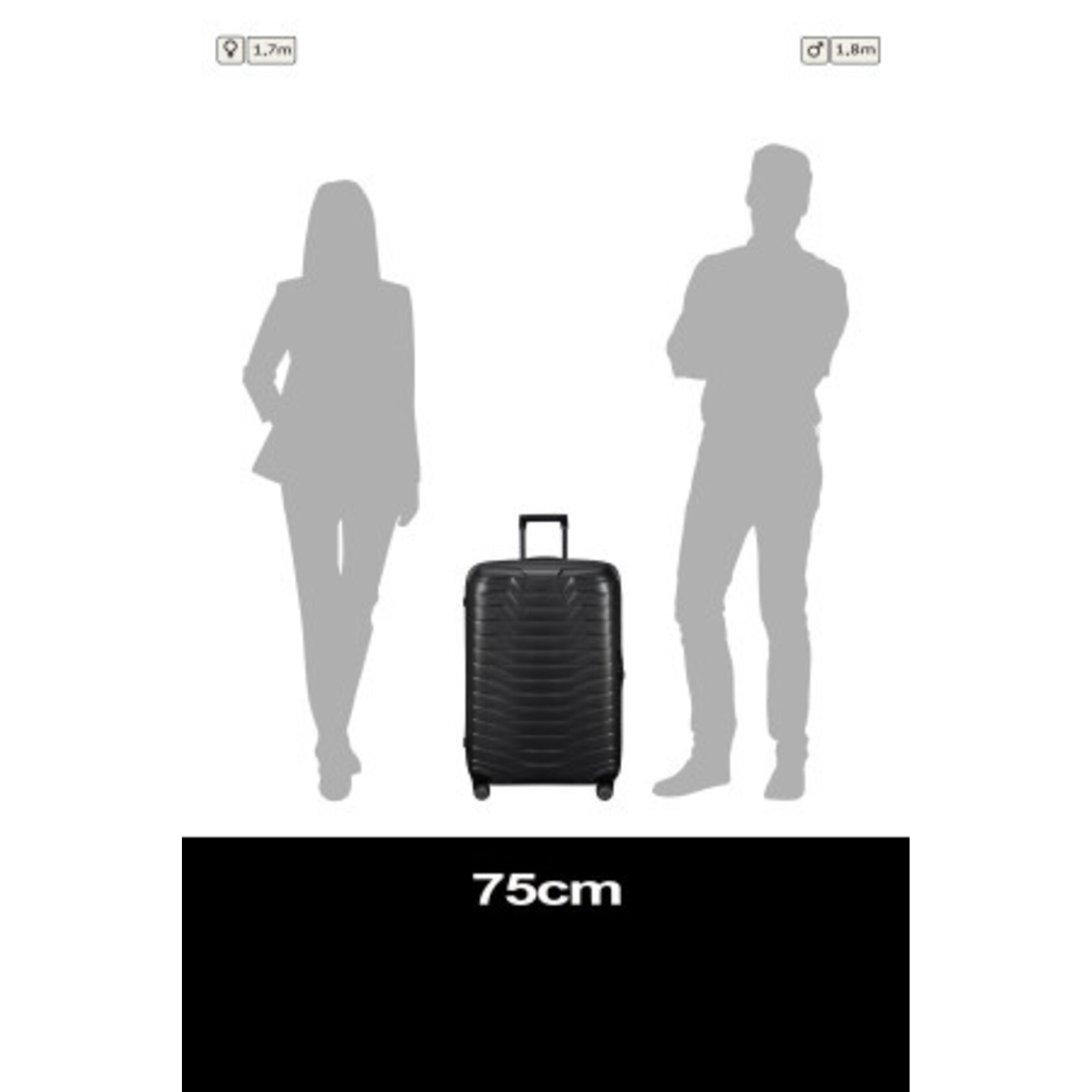 Samsonite Samsonite Proxis Spinner 75 Matt Graphite