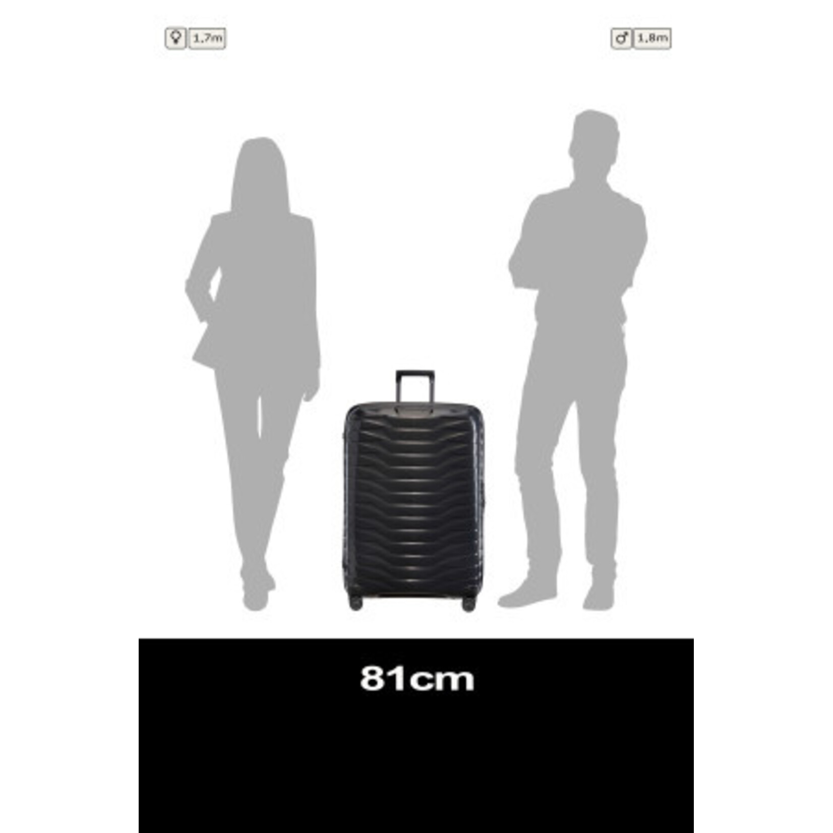 Samsonite Samsonite Proxis Spinner 81/30 zwart
