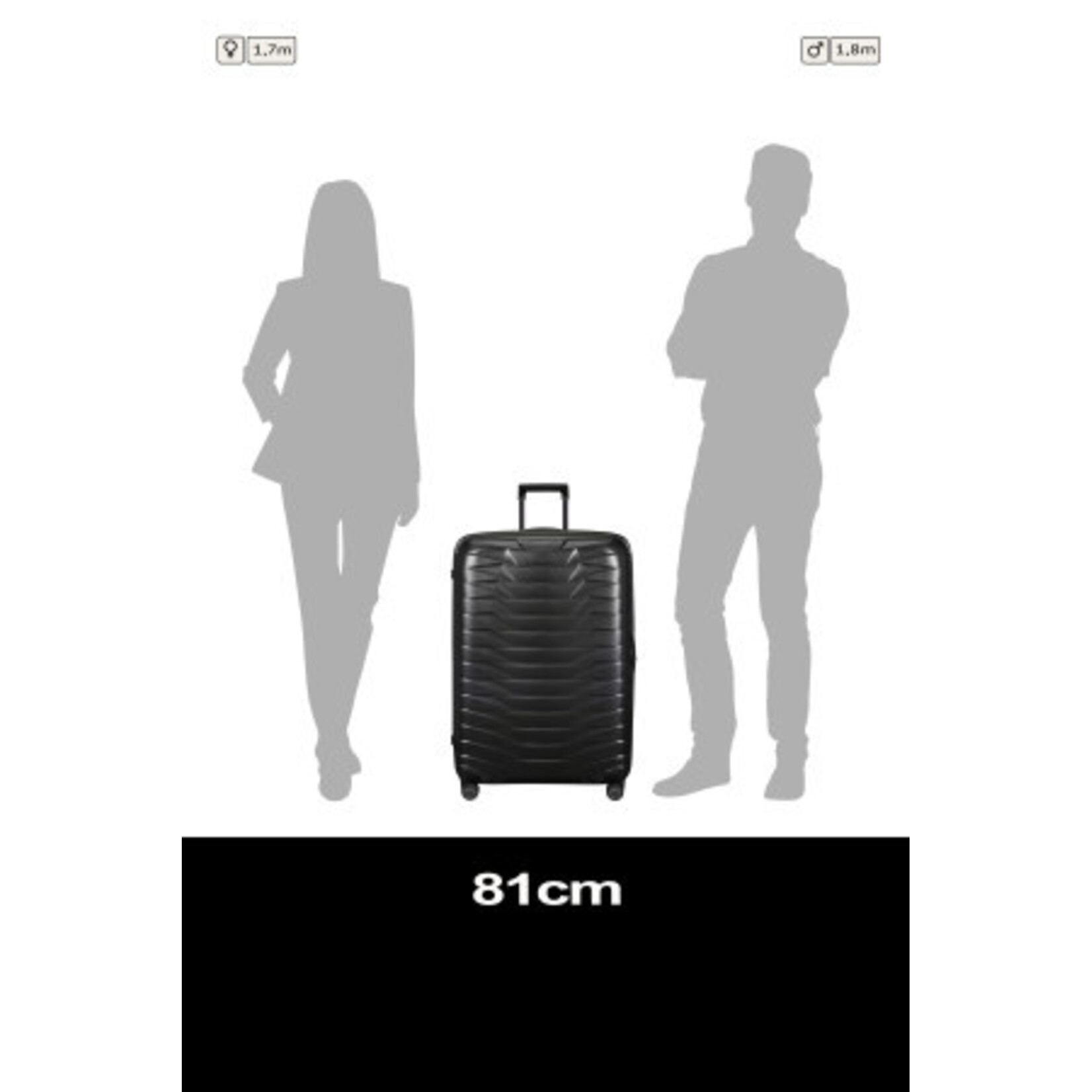 Samsonite Samsonite Proxis Spinner 81/30 Matt Graphite