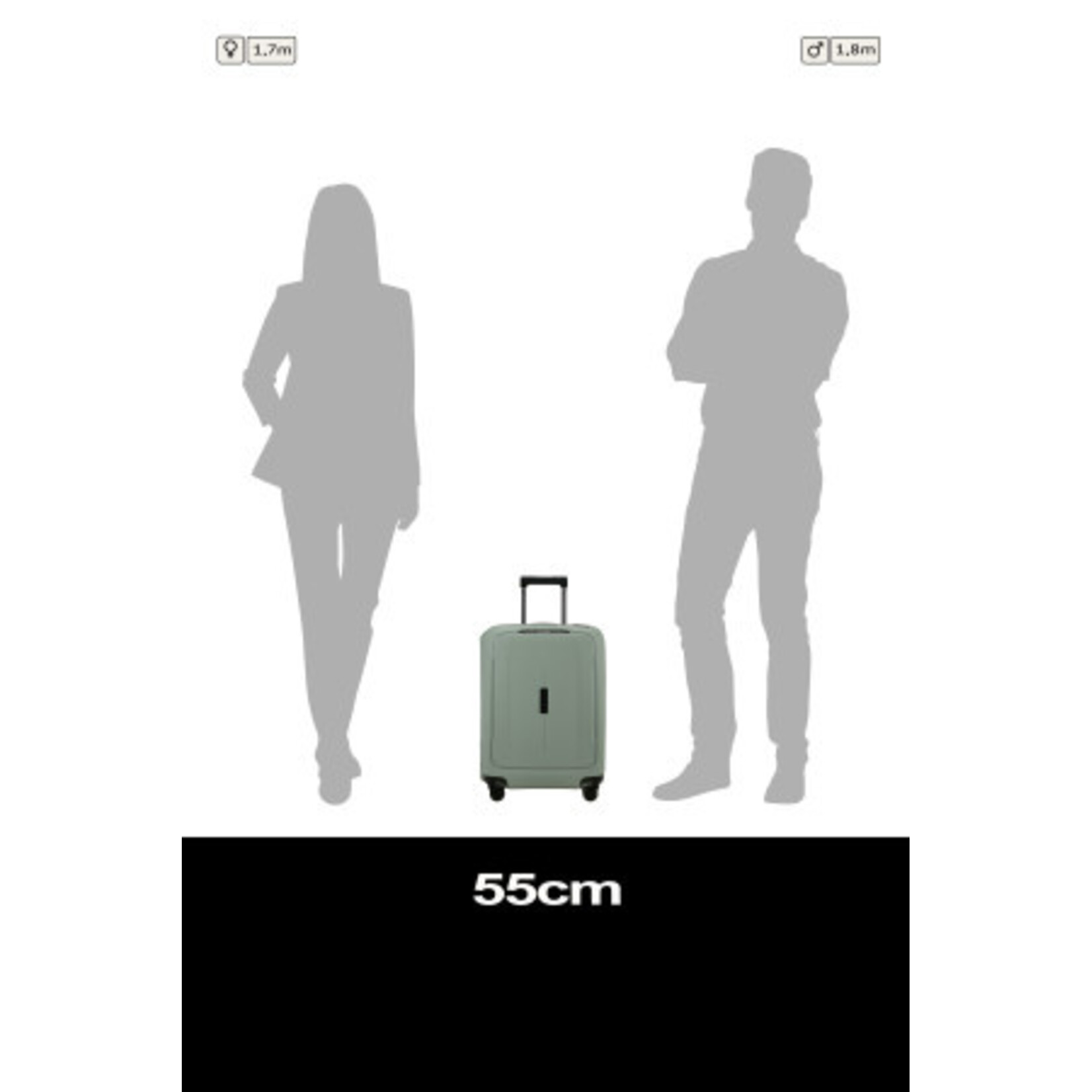 Samsonite Samsonite Essens Spinner 55 Sage