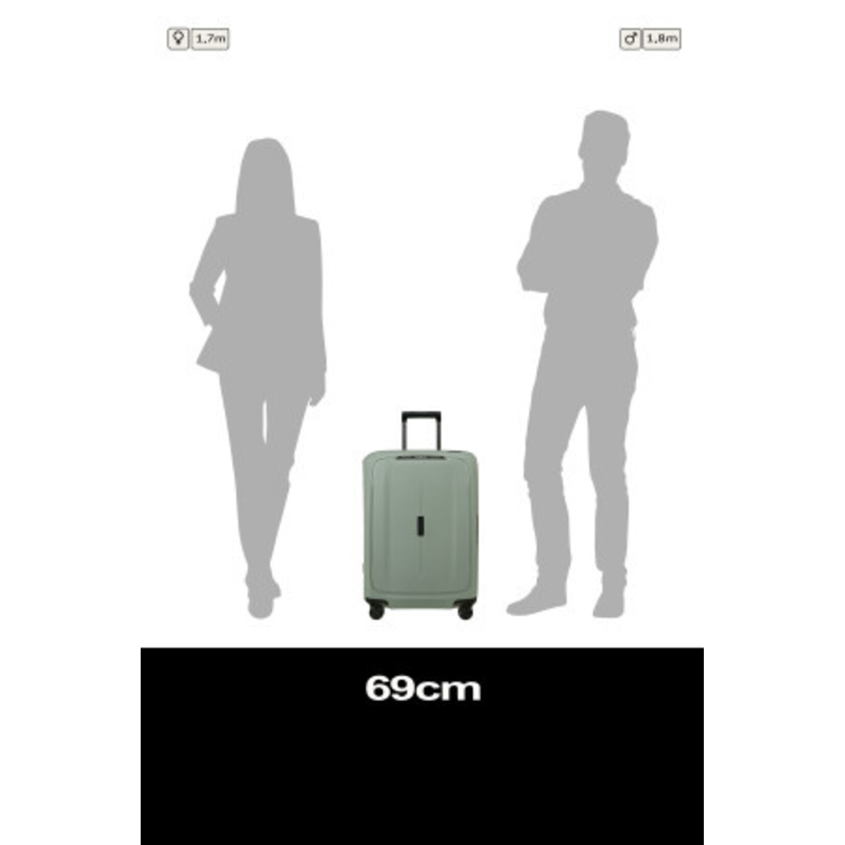 Samsonite Samsonite Essens Spinner 69 Sage