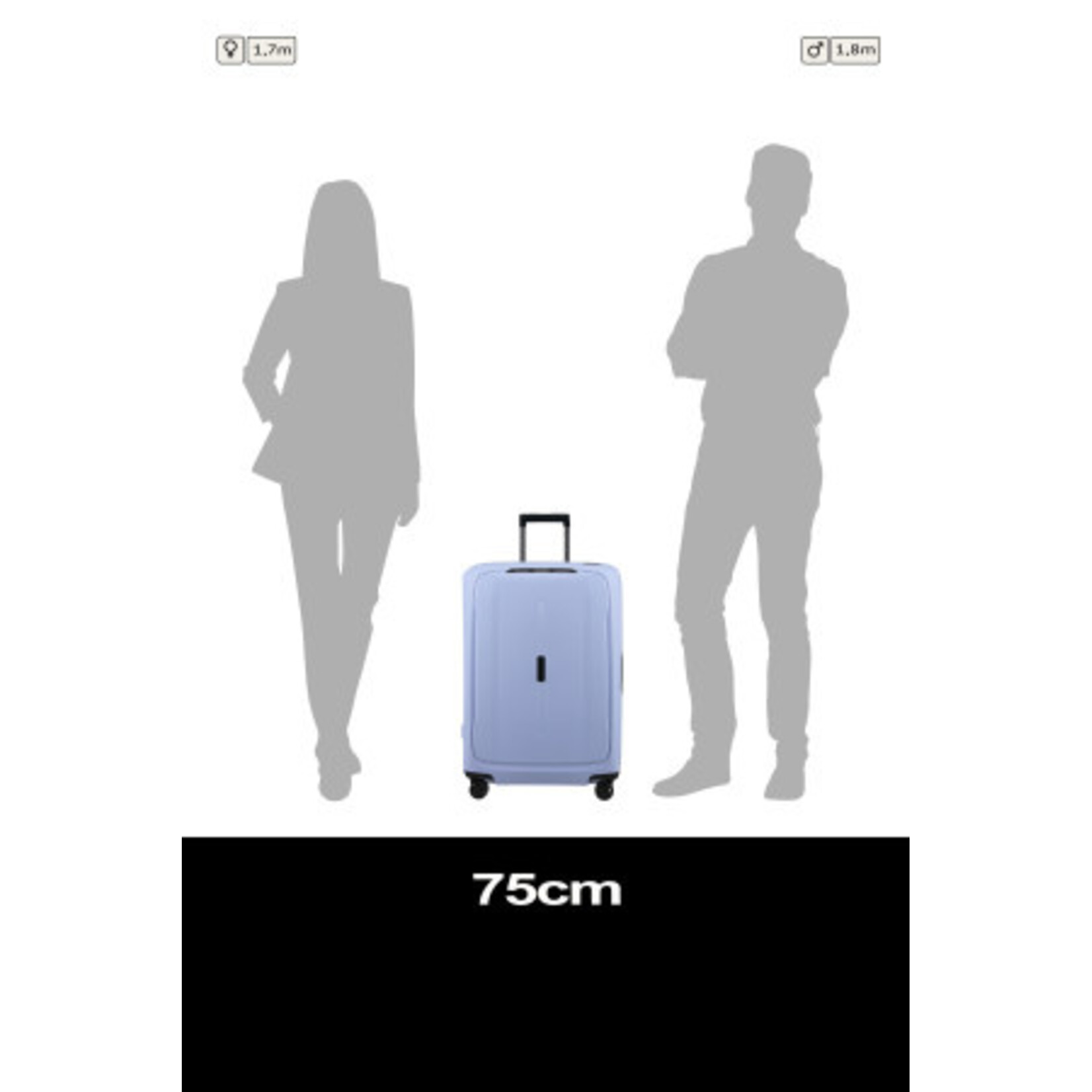 Samsonite Samsonite Essens Spinner 75 Lavender