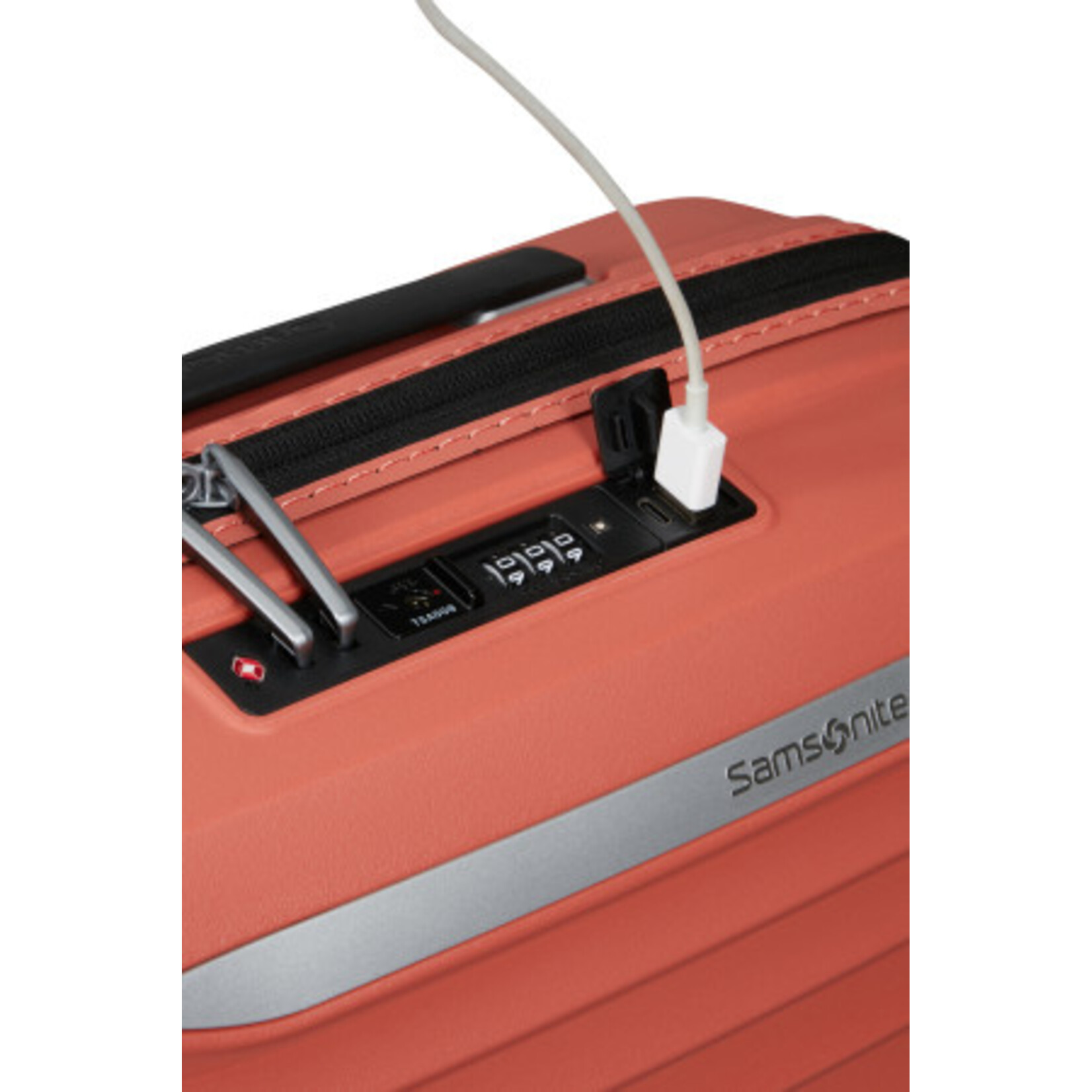 Samsonite Samsonite Upscape Spinner 55 uitbreidbaar Clay