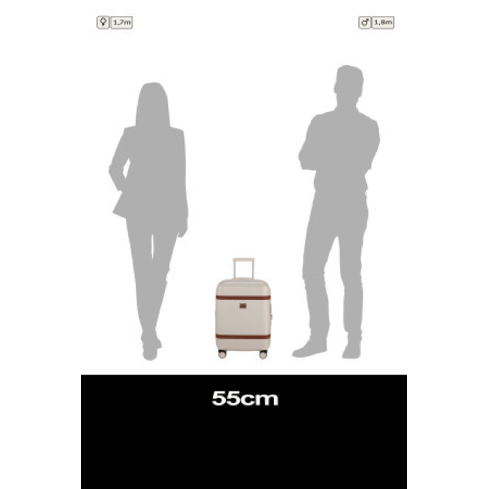 Samsonite Samsonite Image Spinner 55/20 uitbreidbaar – Ivory