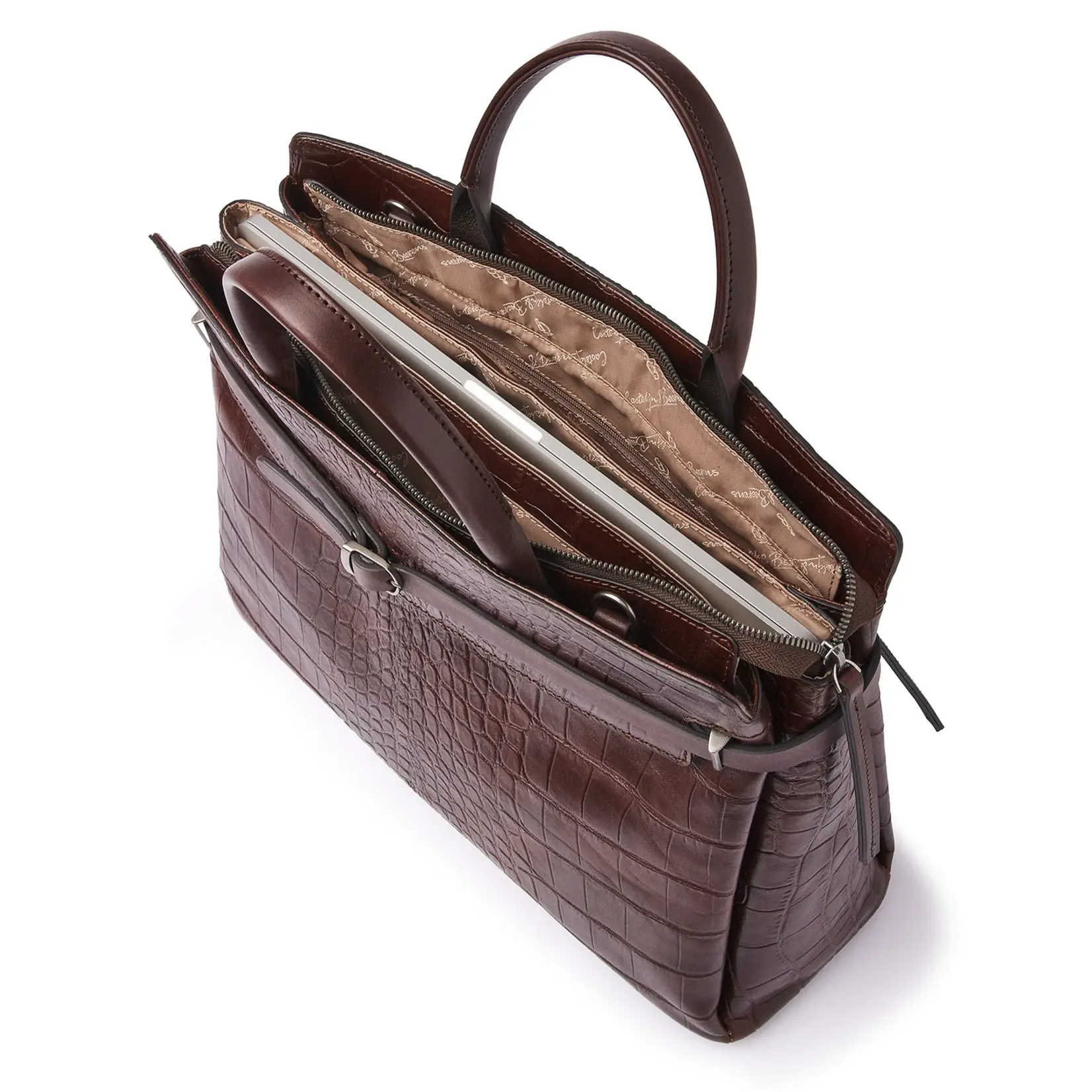 Castelijn & Beerens Castelijn & Beerens Maison laptoptas RFID 15.6 inch mocca