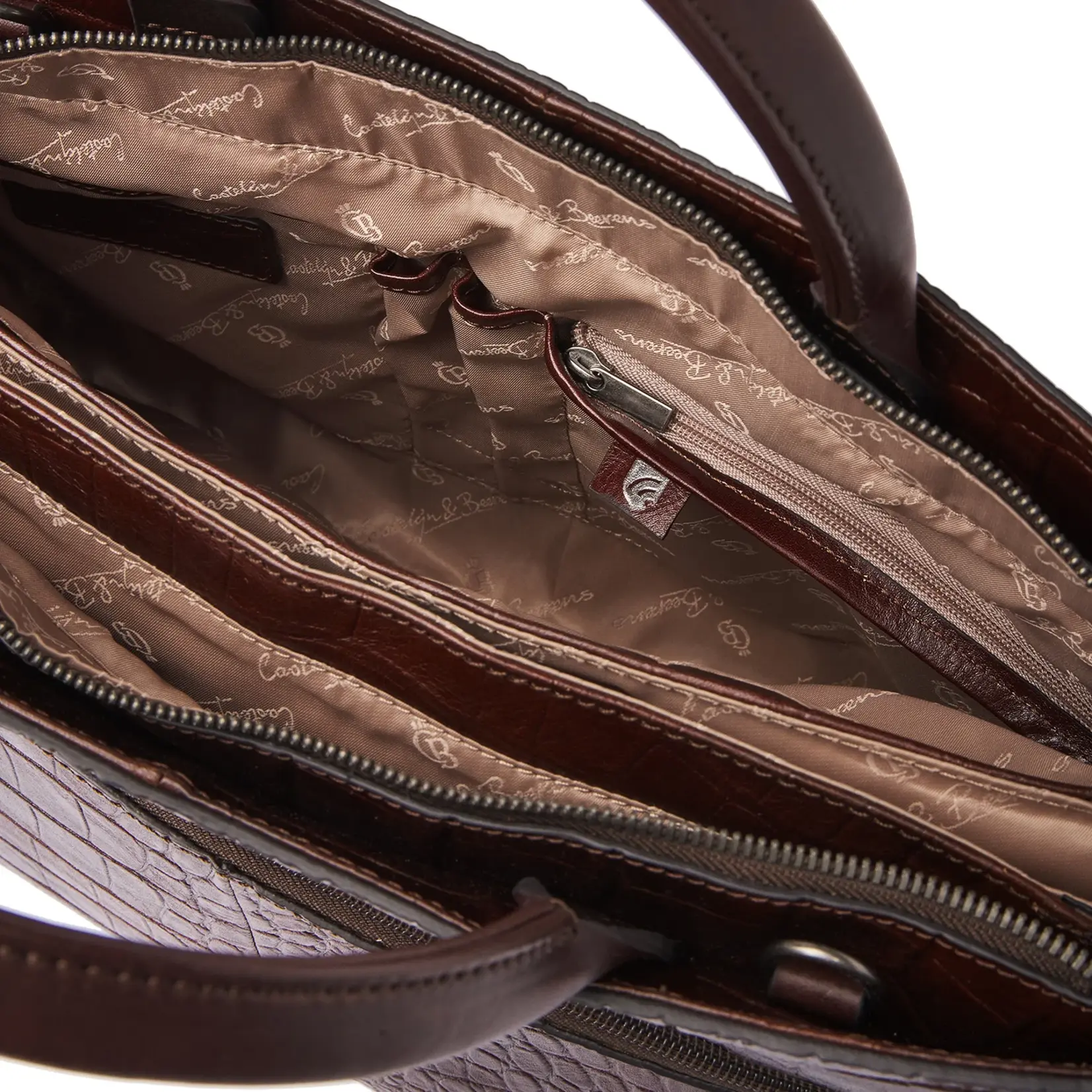 Castelijn & Beerens Castelijn & Beerens Maison laptoptas RFID 15.6 inch mocca