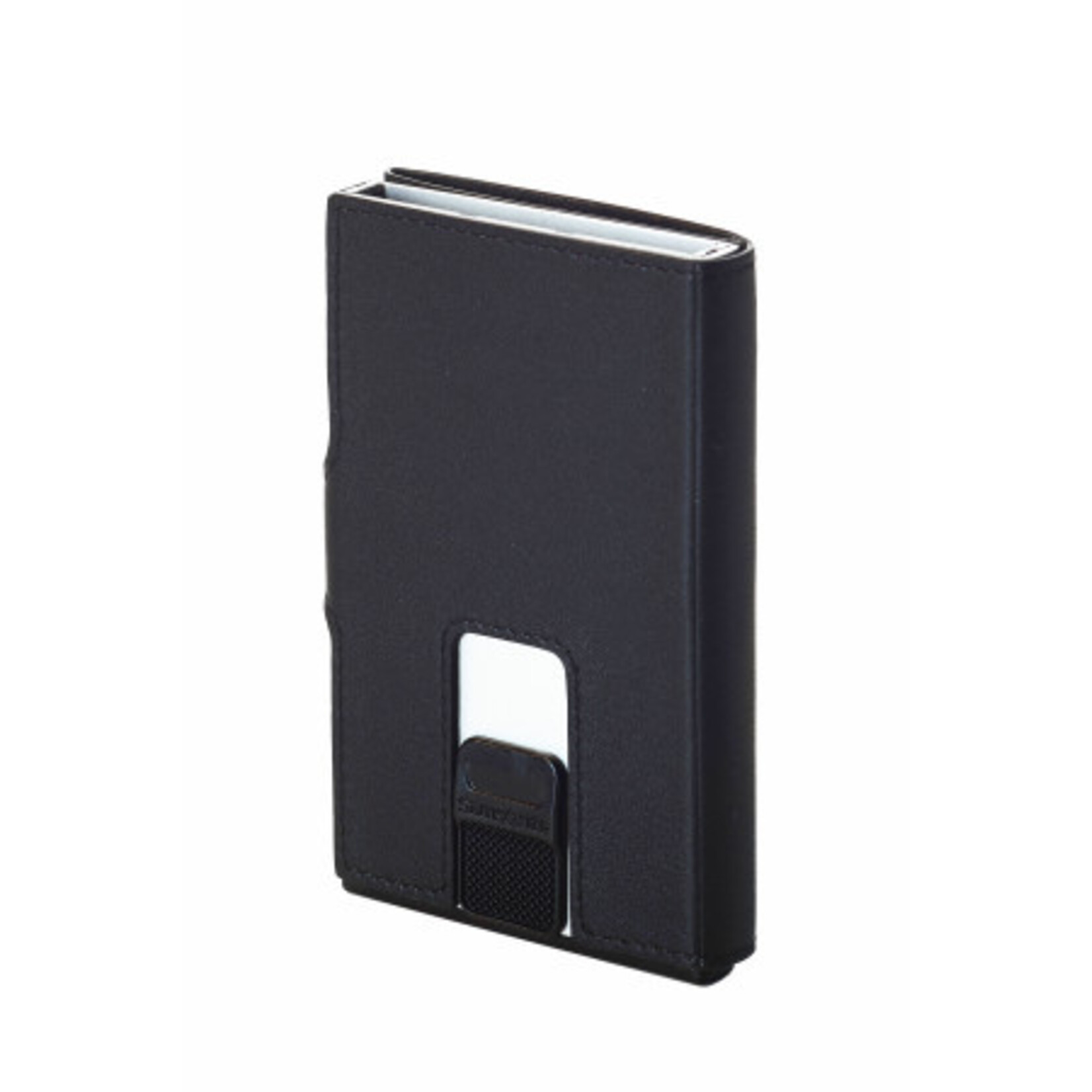 Samsonite Samsonite Alu Fit 202 slide-up wallet aluminium RFID - zwart