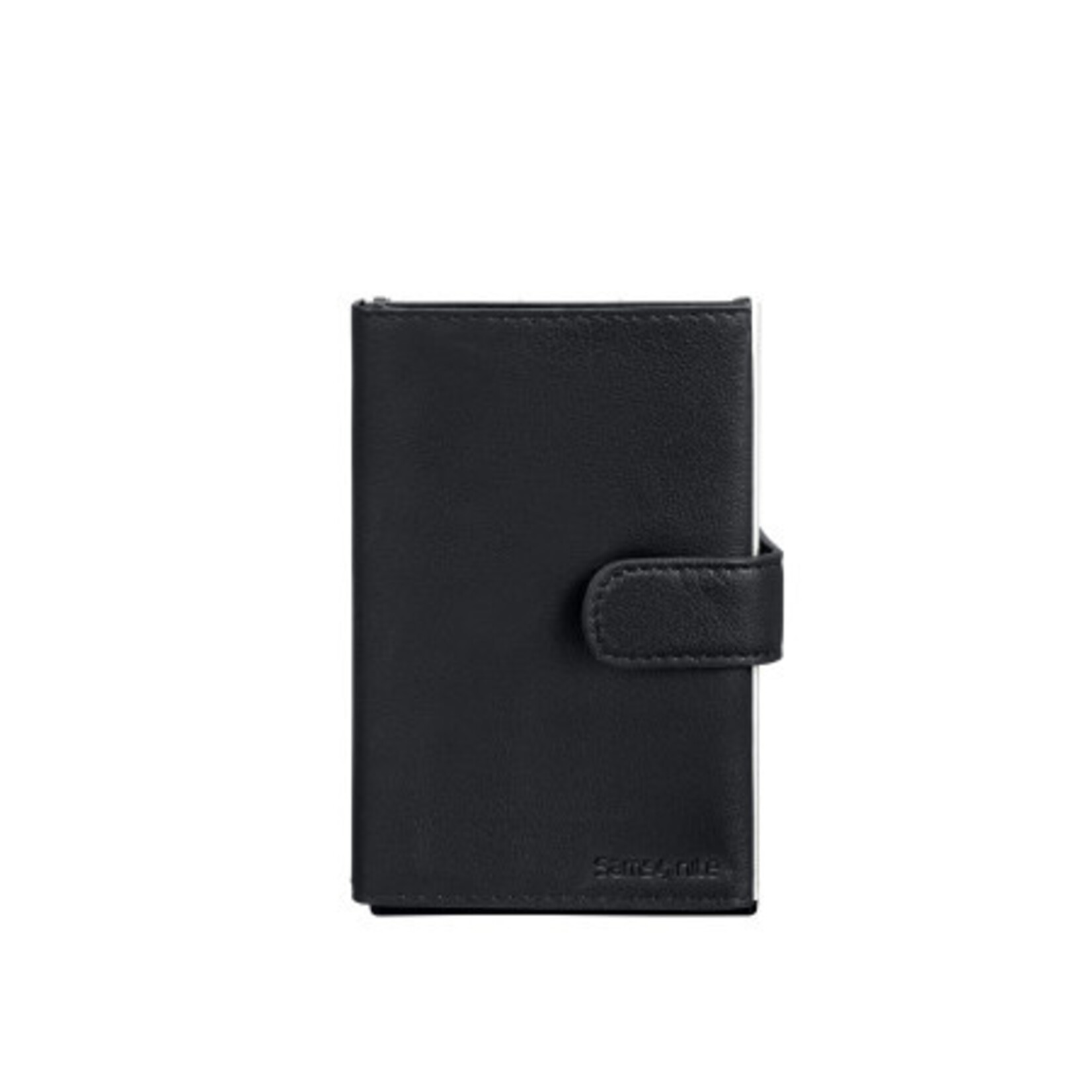Samsonite Samsonite Alu Fit 202 slide-up wallet aluminium RFID - zwart