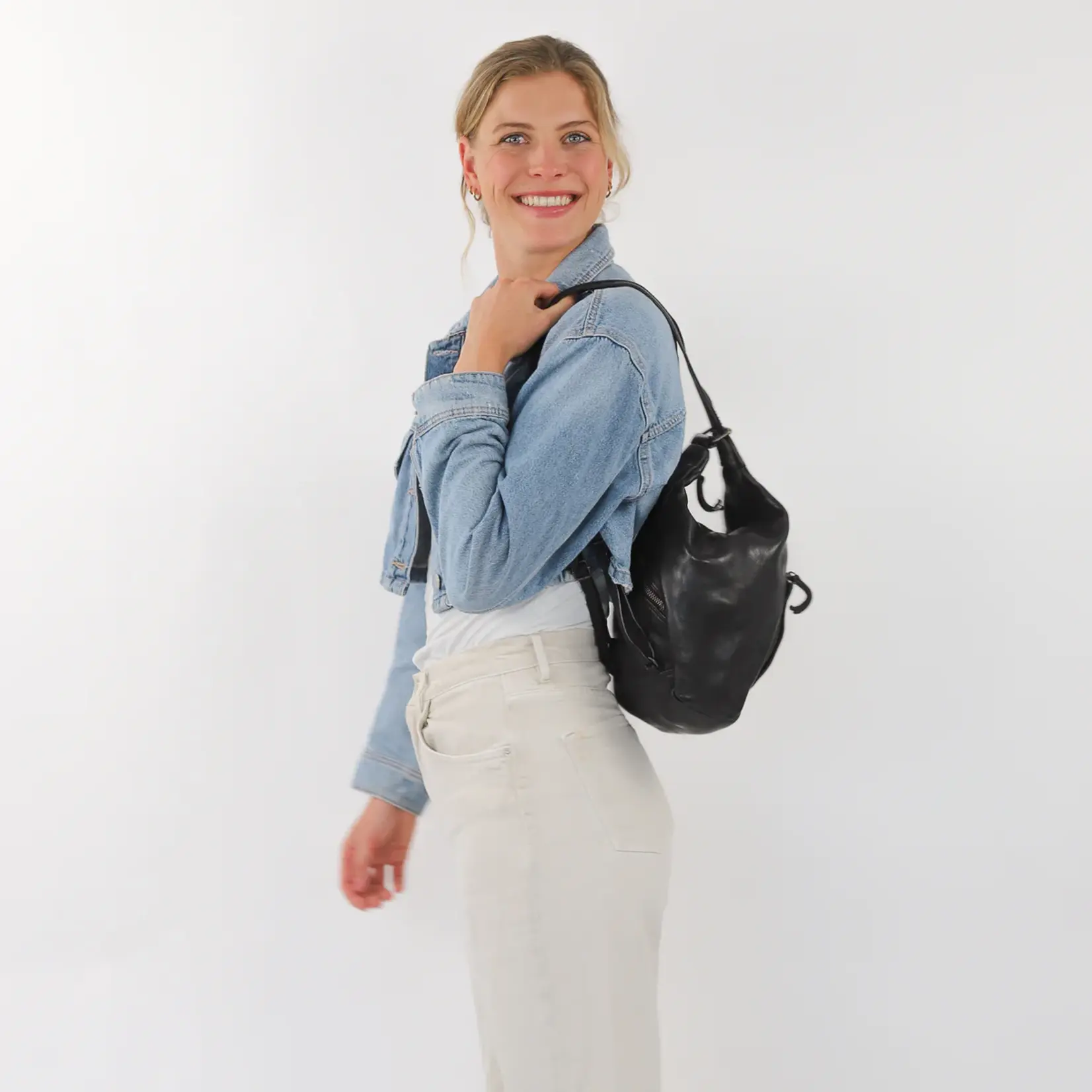 Bear Design Bear Design Hannie rugtas/schoudertas - zwart