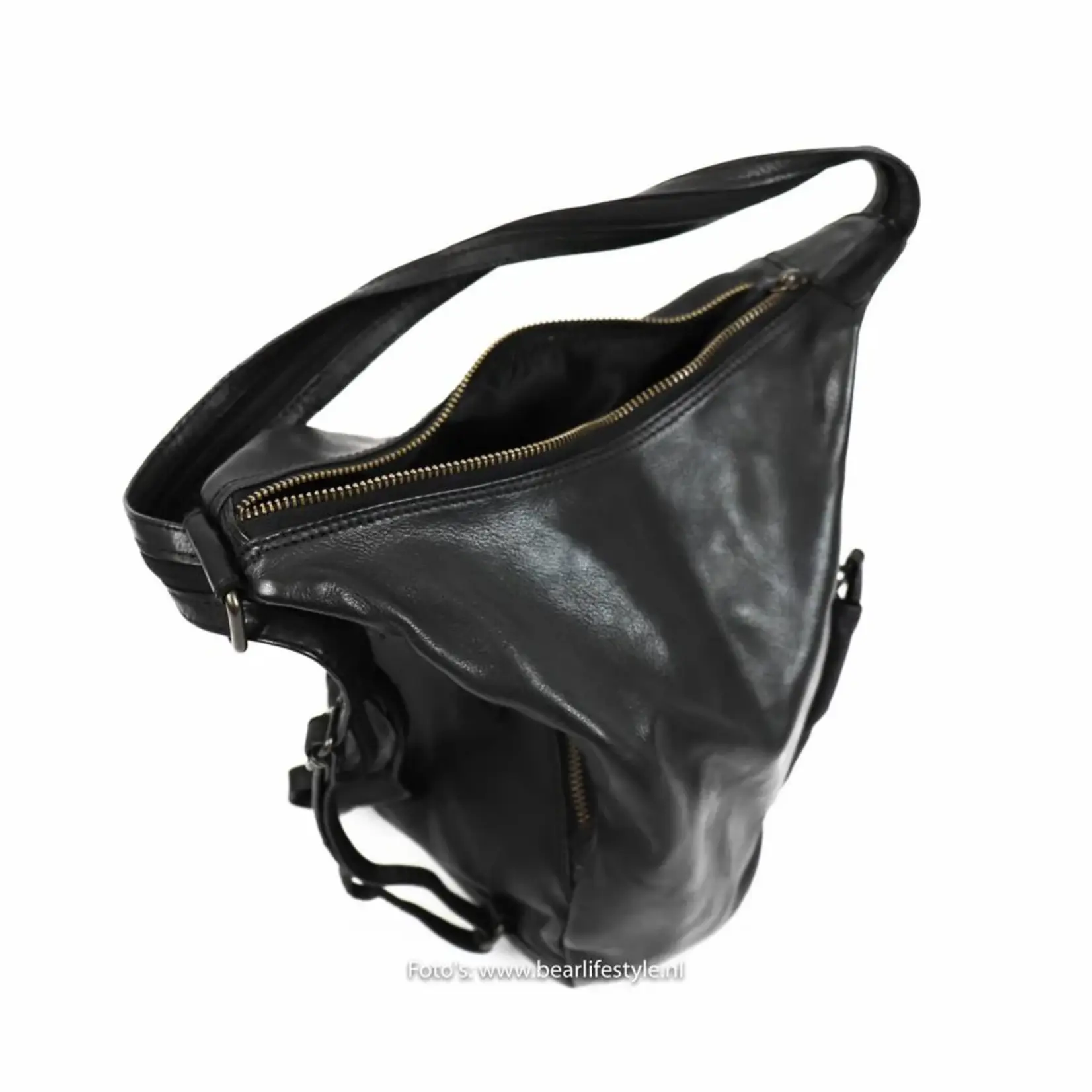Bear Design Bear Design Hannie rugtas/schoudertas - zwart