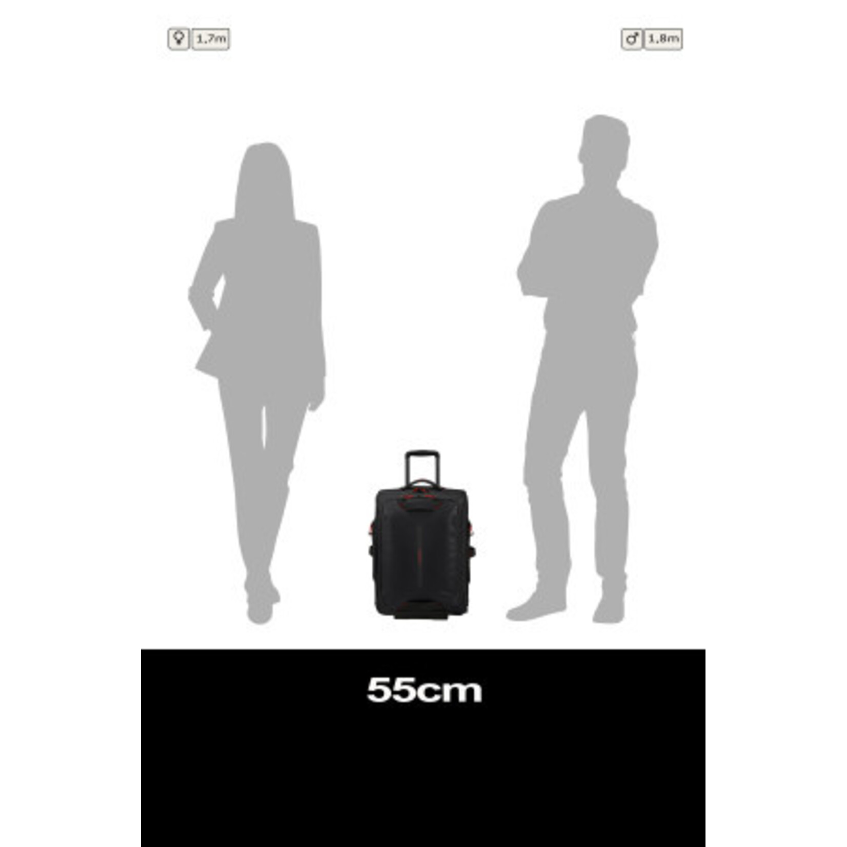 Samsonite Samsonite Ecodiver duffle backpack 55 cm - zwart