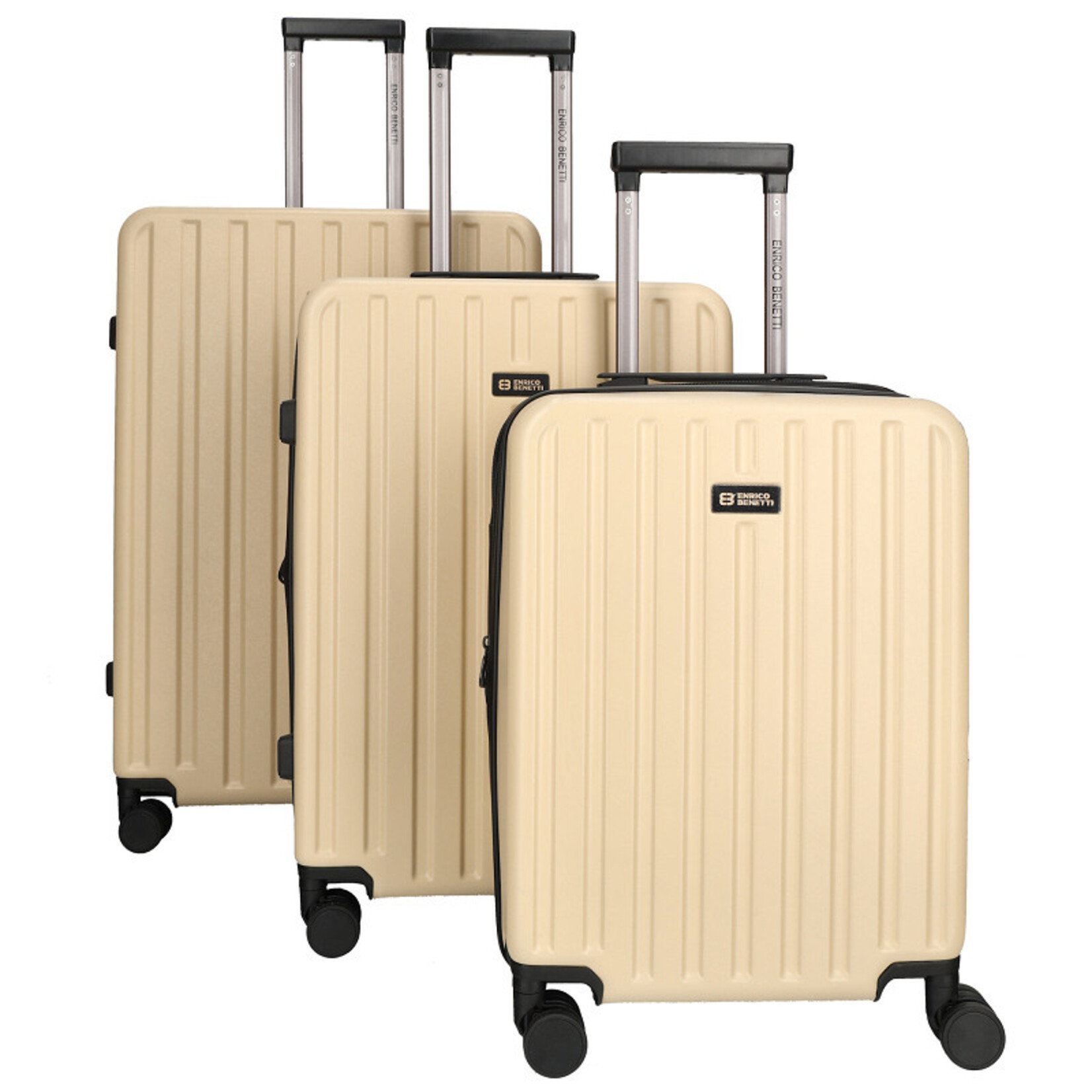 Enrico Benetti Enrico Benetti Portland kofferset 3-delig expandable - beige