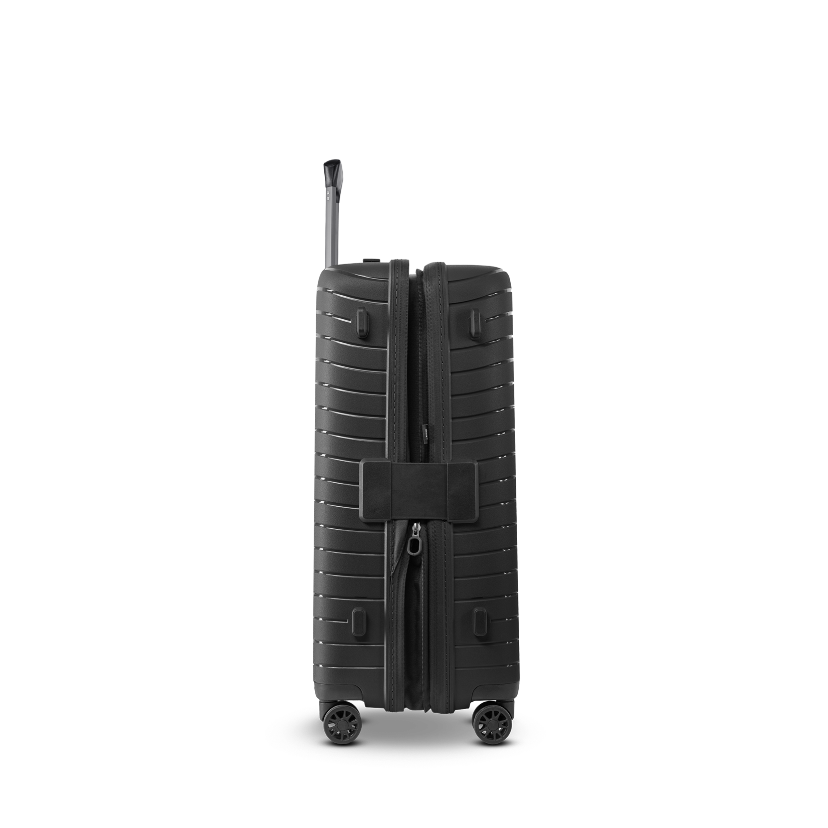 Stratic Stratic Novium SL koffer 65 cm uitbreidbaar ruimbagage - zwart