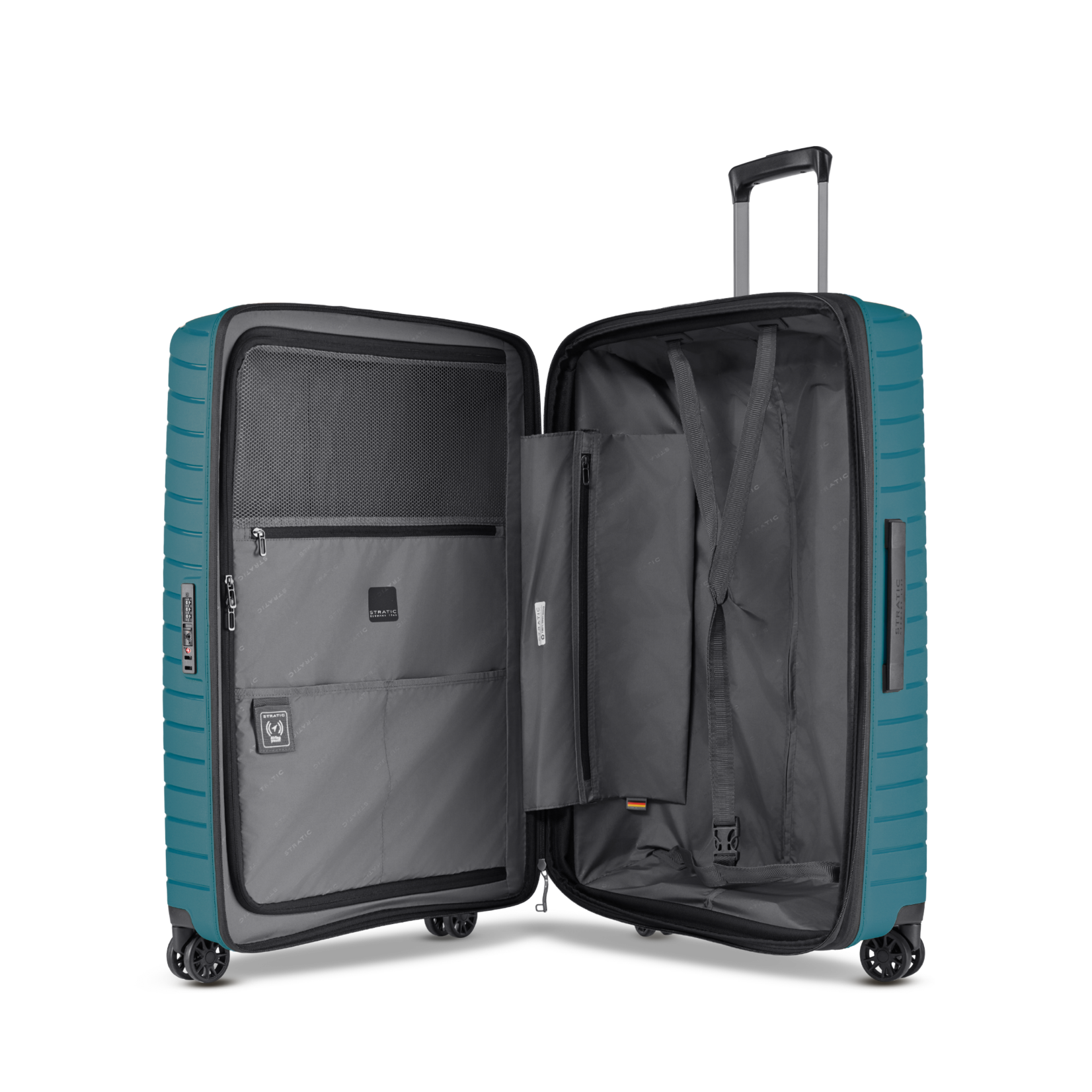 Stratic Stratic Novium SL koffer 77 cm uitbreidbaar grote ruimbagage - petrol