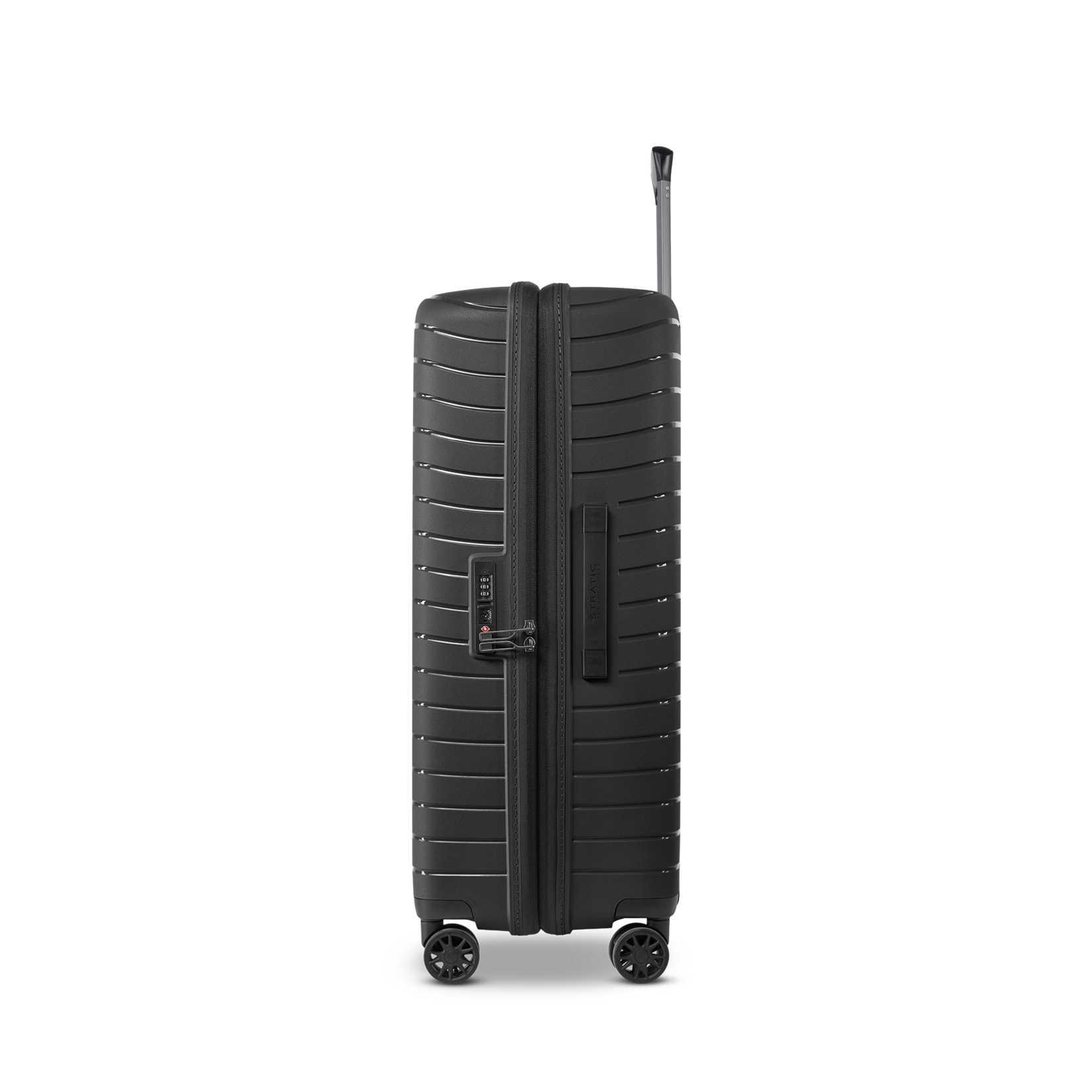 Stratic Stratic Novium SL koffer 77 cm uitbreidbaar grote ruimbagage - zwart