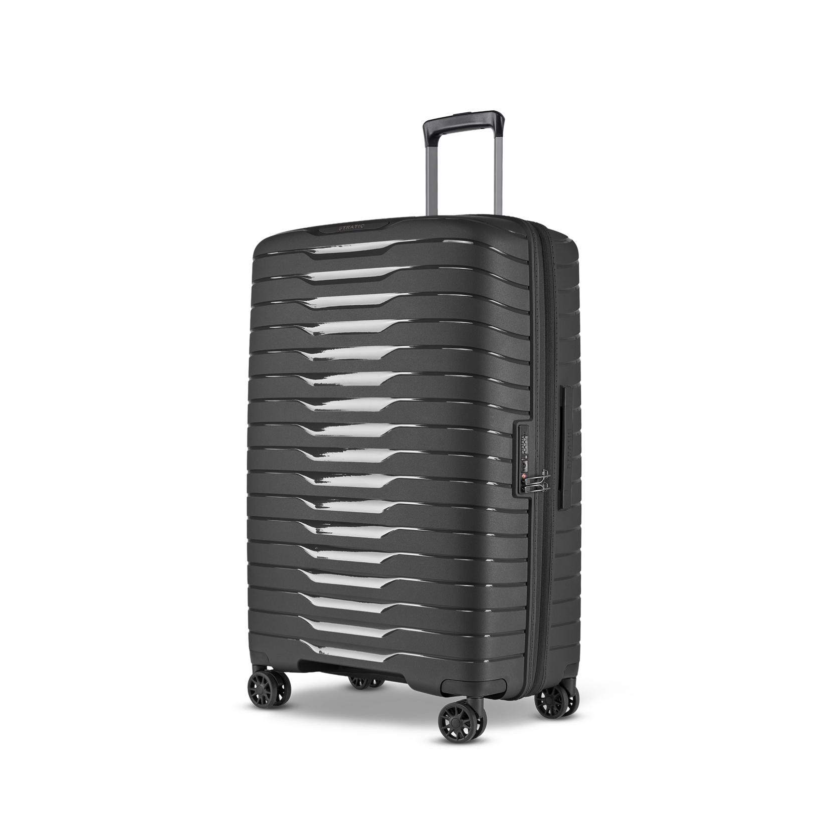 Stratic Stratic Novium SL koffer 77 cm uitbreidbaar grote ruimbagage - zwart