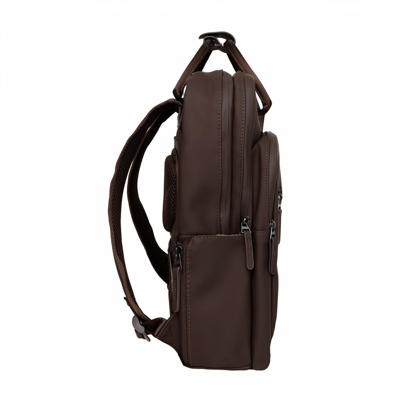 New Rebels New Rebels William rugtas 15.6 inch laptopvak 18 liter - donkerbruin