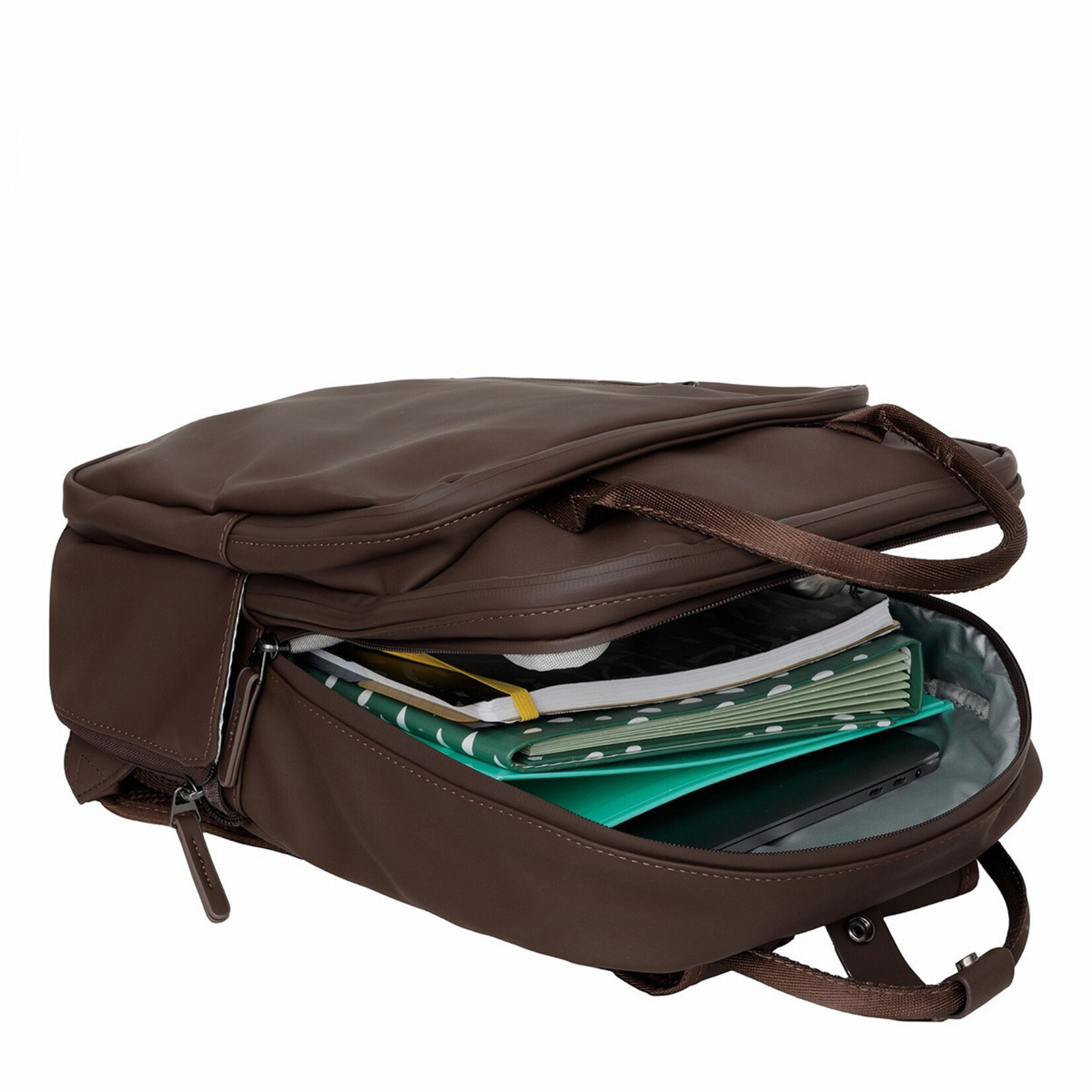 New Rebels New Rebels William rugtas 15.6 inch laptopvak 18 liter - donkerbruin